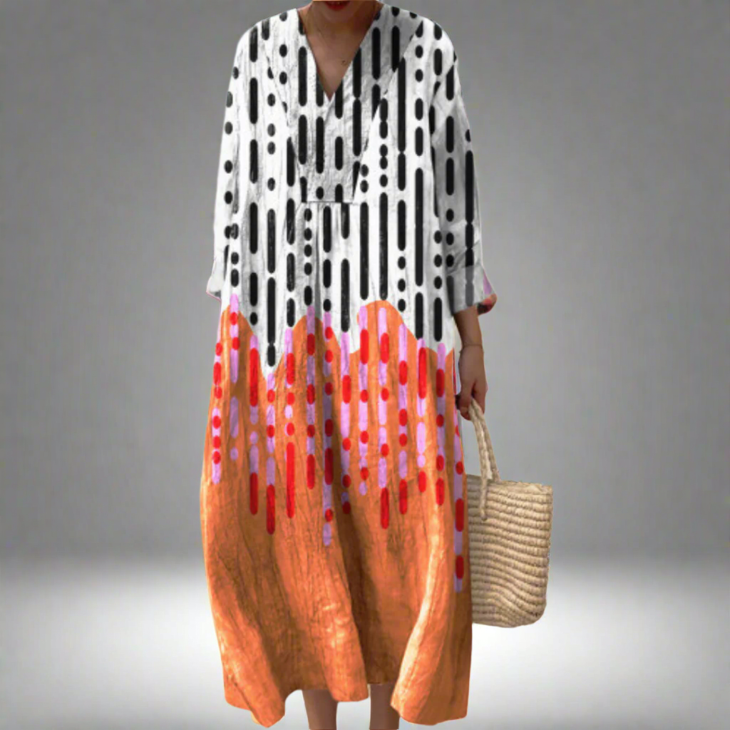 Alden | Elegant Geometric Dress