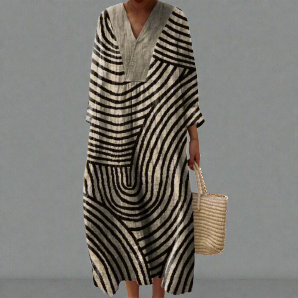 Abigail | Elegant Geometric Dress
