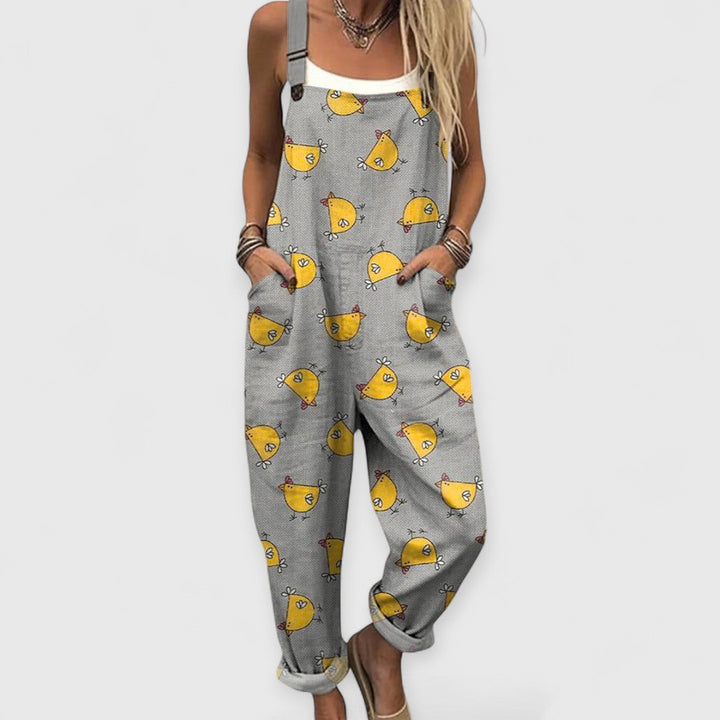 Althea | Women's Vintage Wide-Legged Jumpsuit