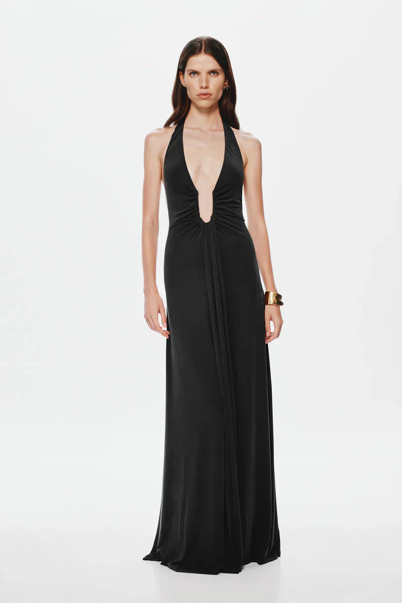 ALTHEA – Cupro maxi dress