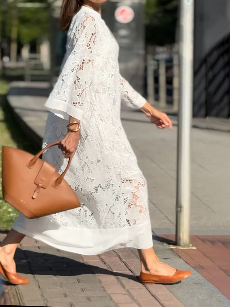 Nanna   | Blonde Maxi Dress