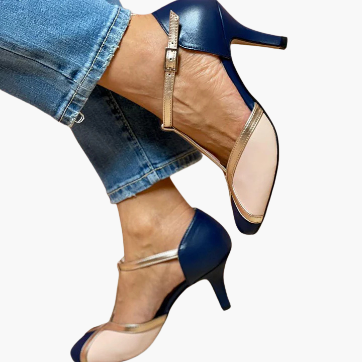 Alessia  | Colorful High Heels with T-Strap