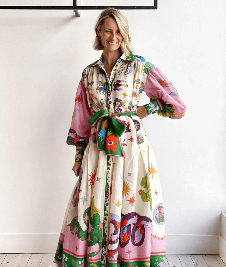 Dorthe   | Elegant Italian Maxi Dress