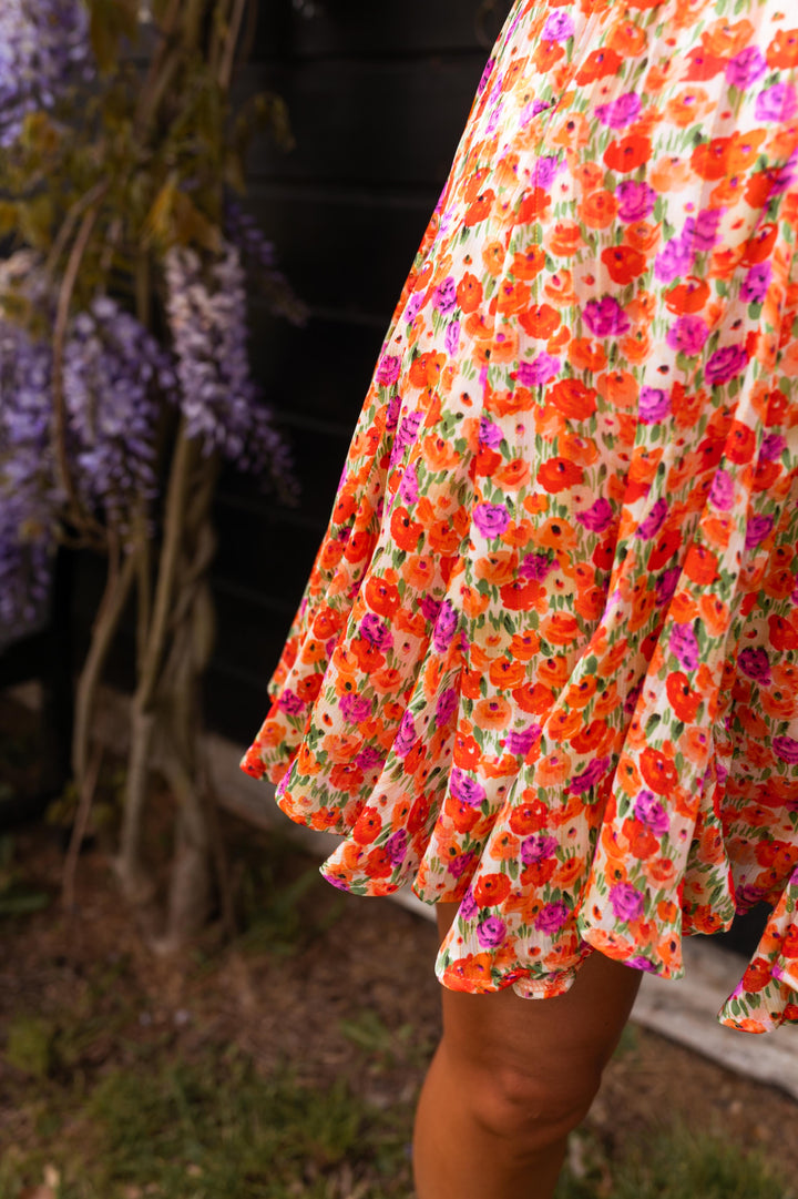 CLÉA | THE FLORAL RUFFLE SKIRT
