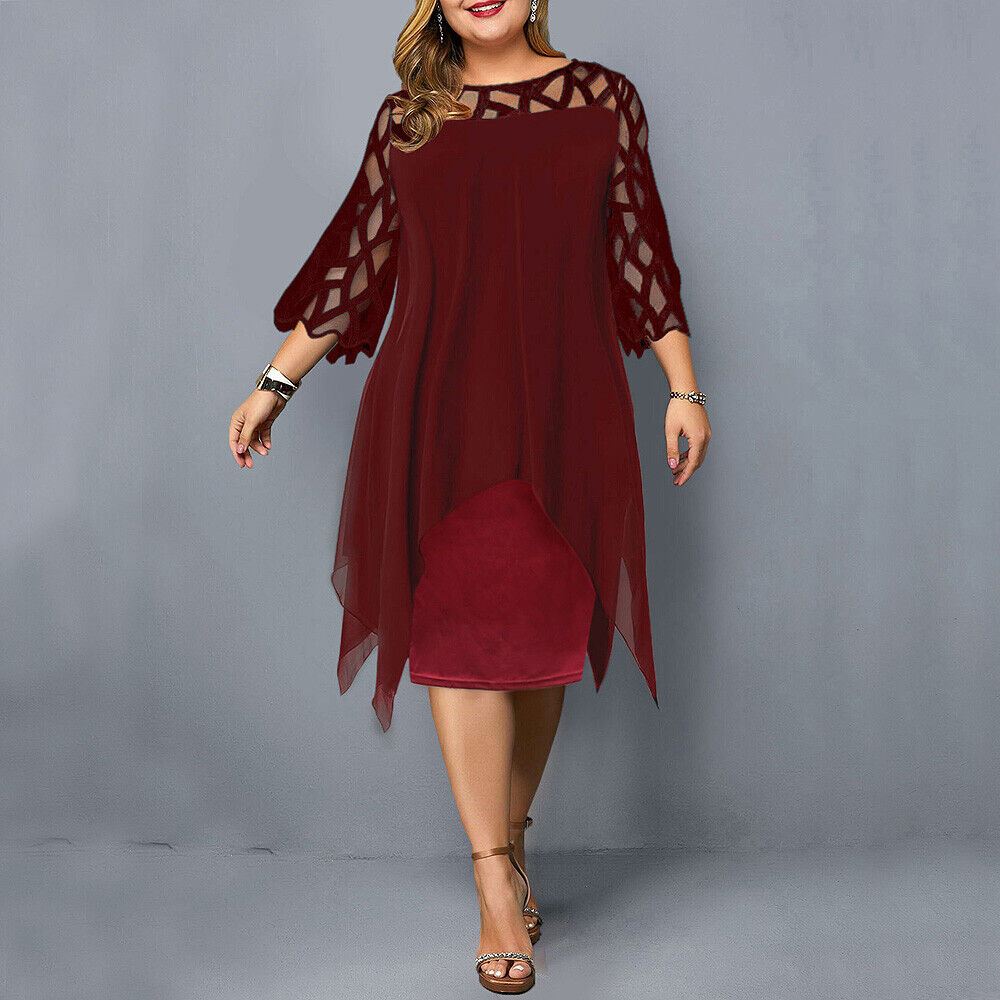 Abalone | Elegant Oversized Midi Dress
