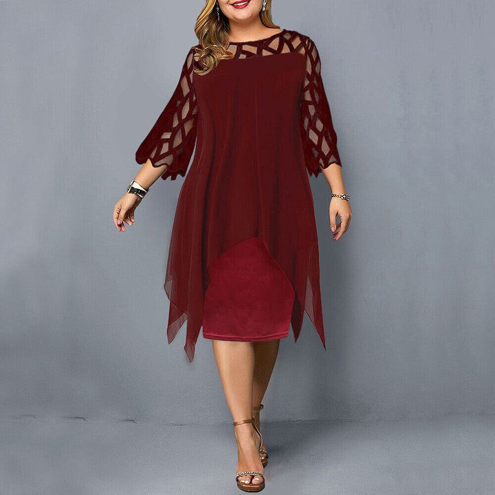 Abalone | Elegant Oversized Midi Dress