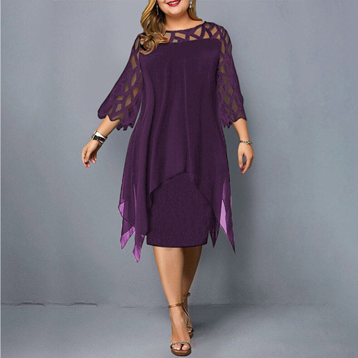 Abalone | Elegant Oversized Midi Dress