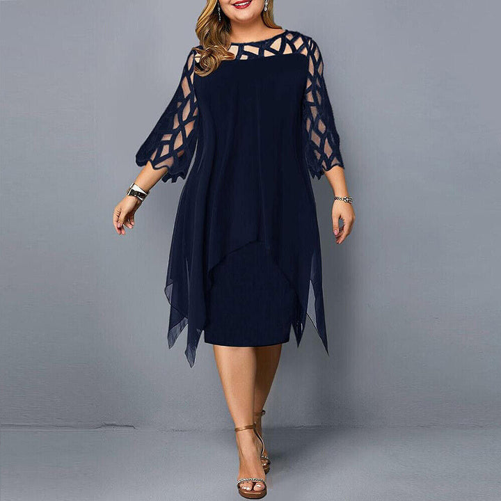 Abalone | Elegant Oversized Midi Dress
